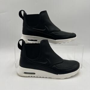 Womens Size 6.5 Nike Air Max Thea Mid Black White Casual Lifestyle 859550 001